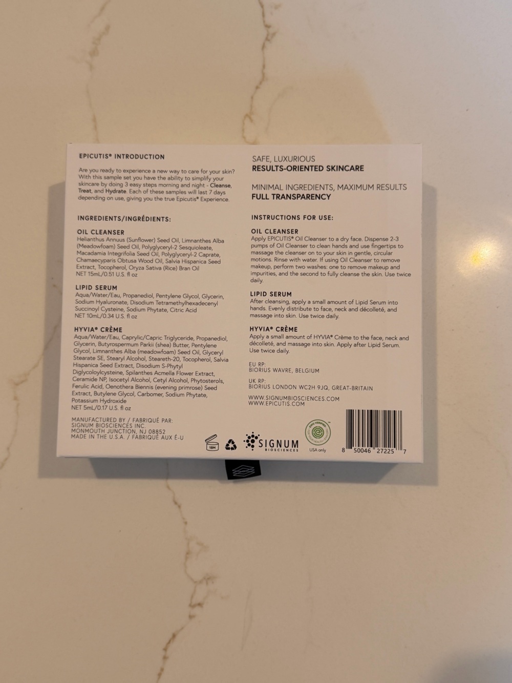 EPICUTIS Introduction Kit - Travel Size - Intro Size - Picture 3 of 3